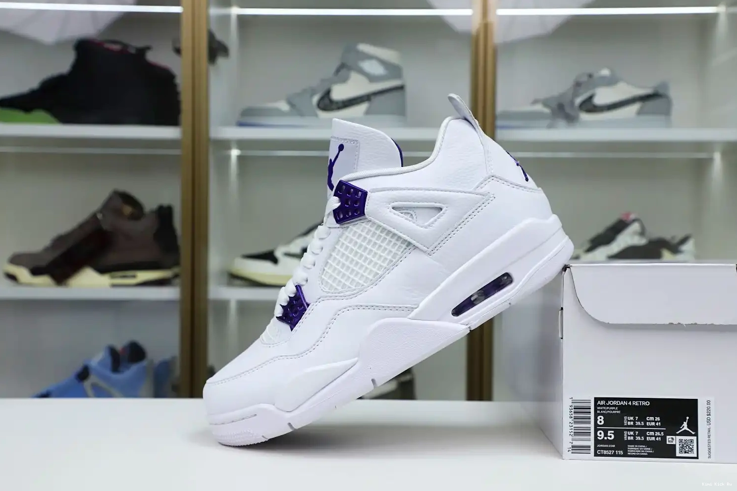 JORDAN PURPLE AIR METALLIC Kimikick 4 0815
